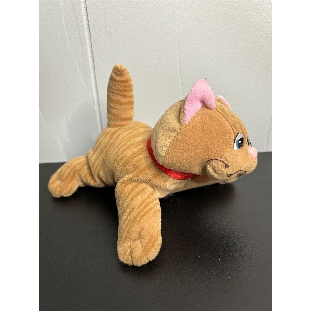 VINTAGE Tonka 1980's Pound Purries Orange Striped Tabby Cat Plush Stuffed - Picture 2 of 9